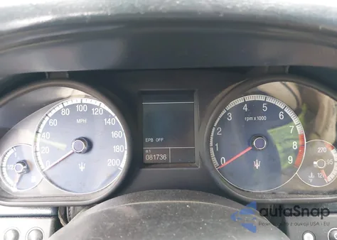 2007 Maserati Quattroporte Base Automatic/Executive Gt Automatic/Sport Gt Automatic из США, поврежденный, VIN ZAMFE39A470031525